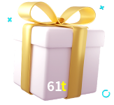 Receba seus bônus de boas-vindas no 61t